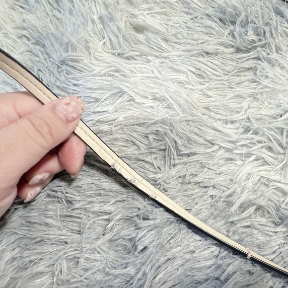 Tory Burch Pink and Tan Crossbody Bag with Gold Hardware - Picture 6 of 8